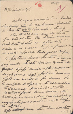  [Carta, 1905?, Lisboa a Carlos de Sá Carneiro] / Mario