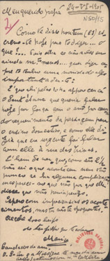  [Carta, 1905 jun. 24, Lisboa a Carlos de Sá Carneiro] / Mario