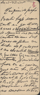  [Carta, 1905 jul. 3, Lisboa a Carlos de Sá Carneiro, Paris] / Mario