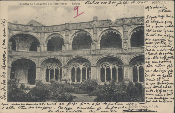 [Bilhete-postal, 1905 jul. 3, Lisboa a Carlos de Sá Carneiro, Paris] / Mario
