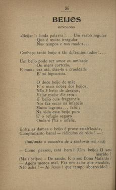  Beijos: monologo / Mario de Sá Carneiro